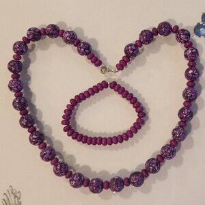 TURQUOISE NEW necklace & bracelet
